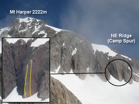 Mt Harper - NE Ridge Slabs