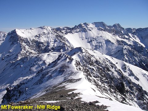Mt Foweraker - NW Ridge