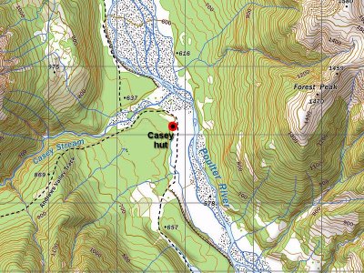 New Casey Hut location