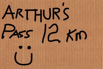 Hitch to Arthur's Pass