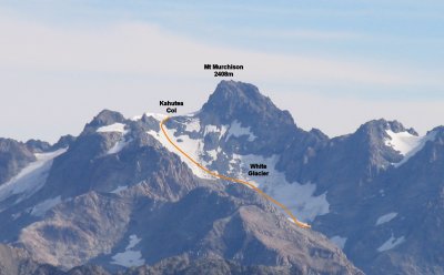 Mt Murchison - White Glacier Route
