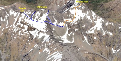 Phipps Peak - East Face route