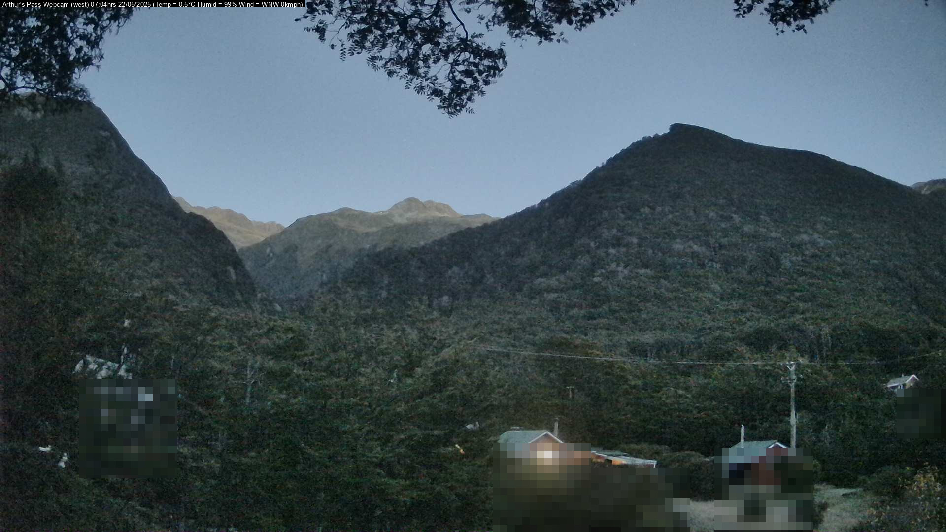 Arthur's Pass National Park Sky Cam